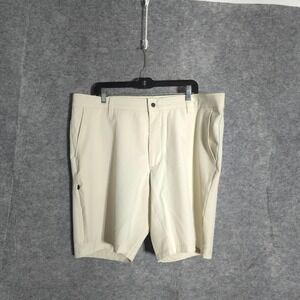 BYLT Kinetic Shorts Mens XXXL Beige Performance Stretch Casual Golf Wear Hybrid